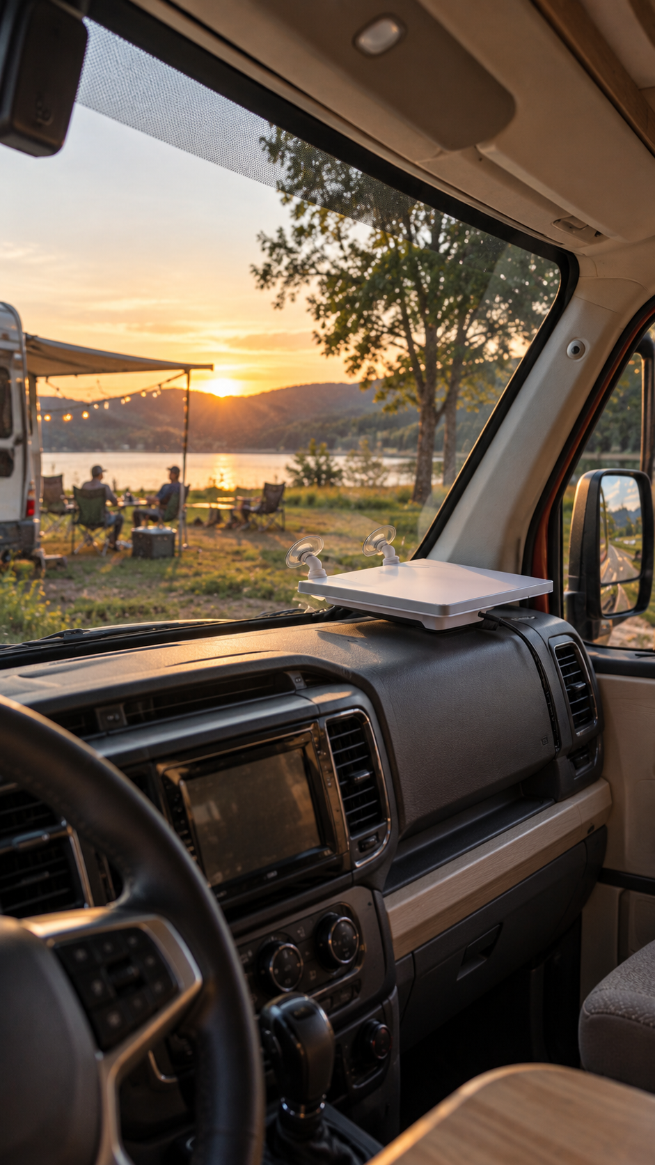 Starlink Mini em motorhome